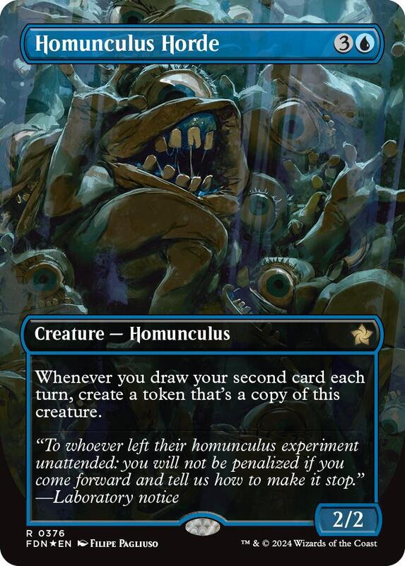 Homunculus Horde (Borderless) (Mana Foil)