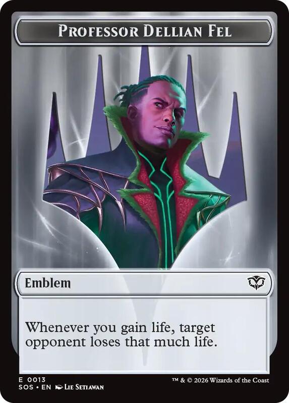 Emblem - Professor Dellian Fel // Pest (0008) Double-Sided Token