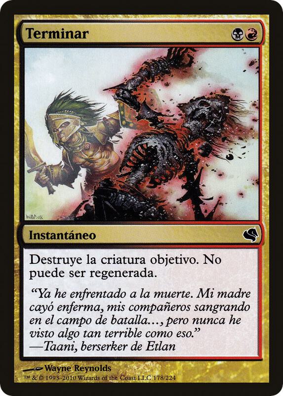 Terminate (Spanish) - "Terminar"