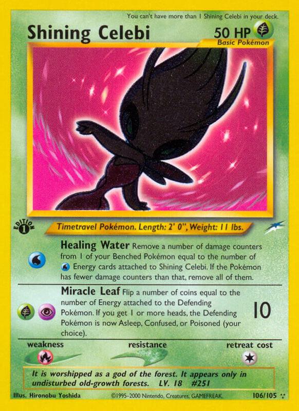 Shining Celebi card