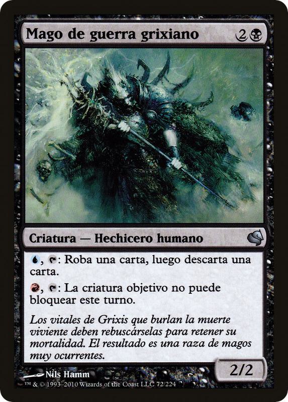 Grixis Battlemage (Spanish) - "Mago de guerra grixiano"