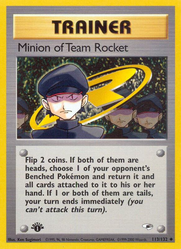 Minion of Team Rocket card