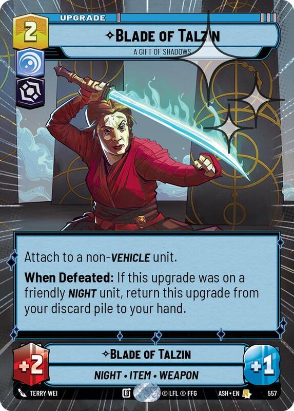 Blade of Talzin - A Gift of Shadows (Hyperspace Foil)