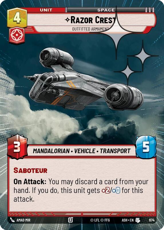 Razor Crest - Outfitted Armament (Hyperspace Foil)