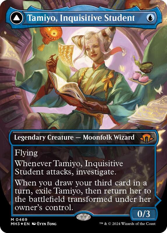 Tamiyo, Inquisitive Student (Borderless) (Textured Foil)