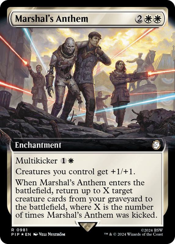Marshal's Anthem (Extended Art) (Surge Foil)