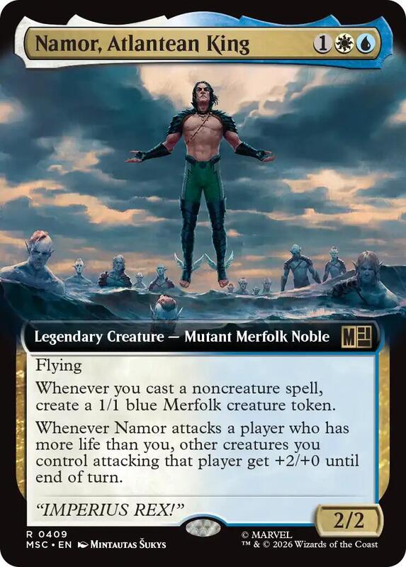 Namor, Atlantean King (Extended Art)