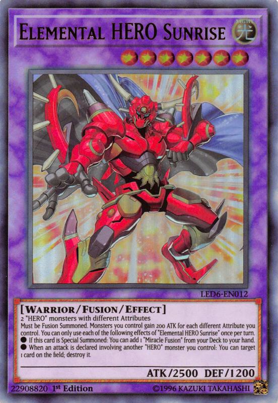 Elemental HERO Sunrise