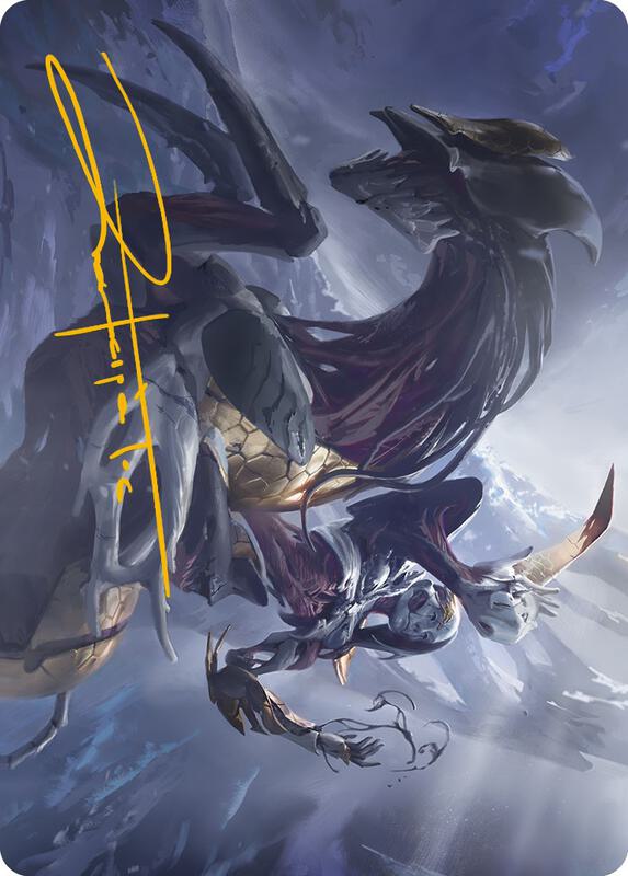 Ria Ivor, Bane of Bladehold Art Card (Gold-Stamped Signature)