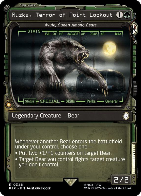 Ruzka, Terror of Point Lookout - Ayula, Queen Among Bears (Showcase)