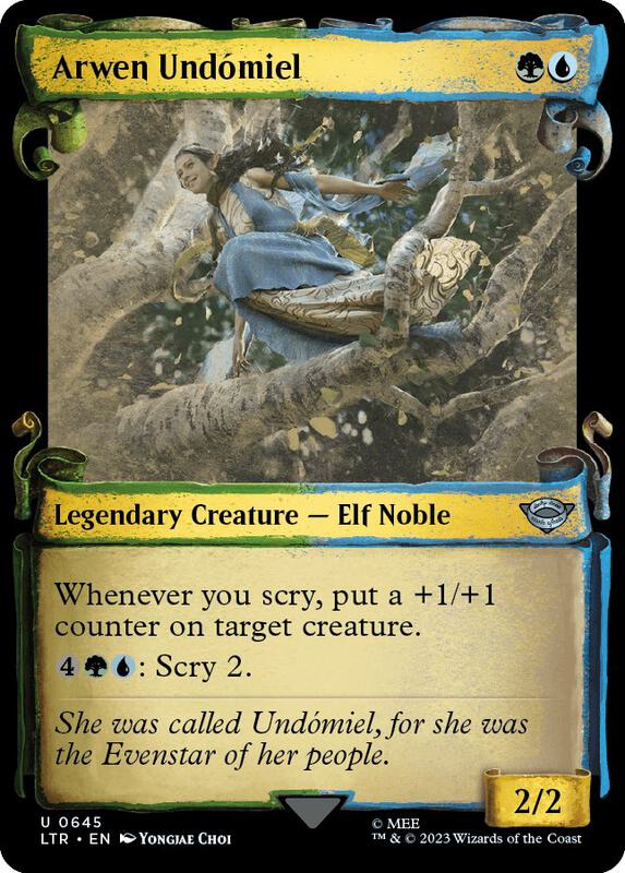 Arwen Undomiel (Showcase Scrolls)