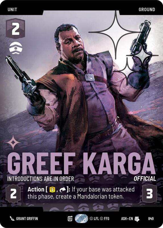 Greef Karga - Introductions are in Order (Prestige Foil)