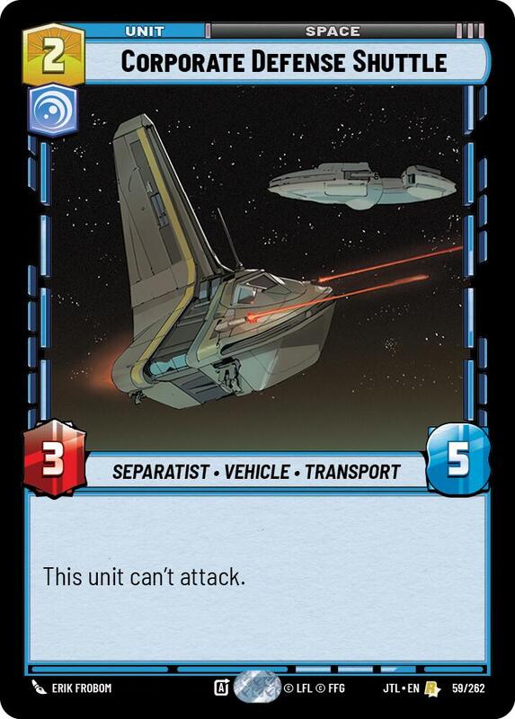 Corporate Defense Shuttle
