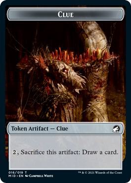Clue // Bird Double-Sided Token