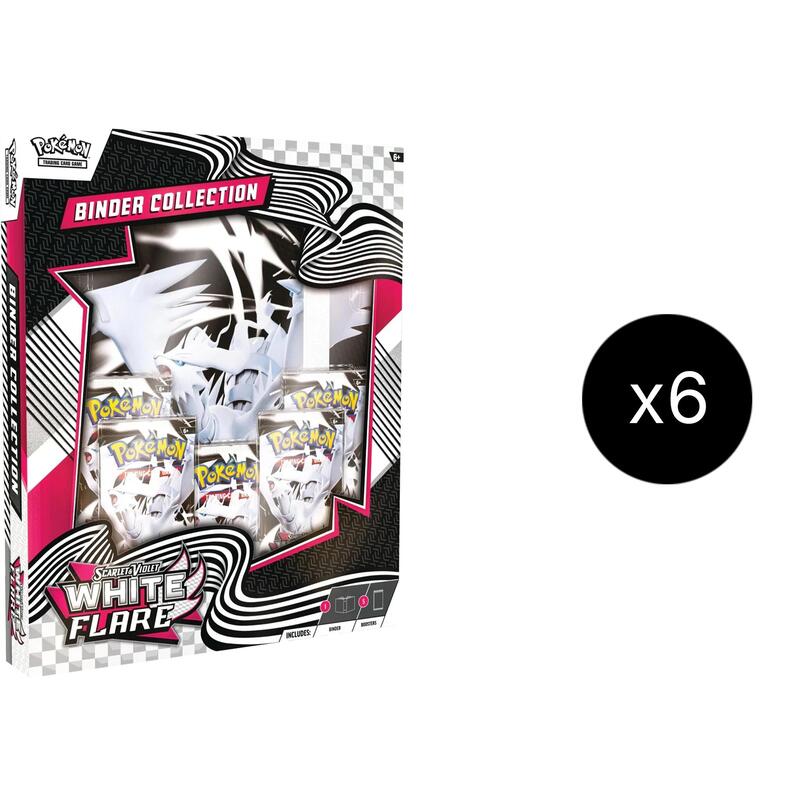 White Flare Binder Collection Case
