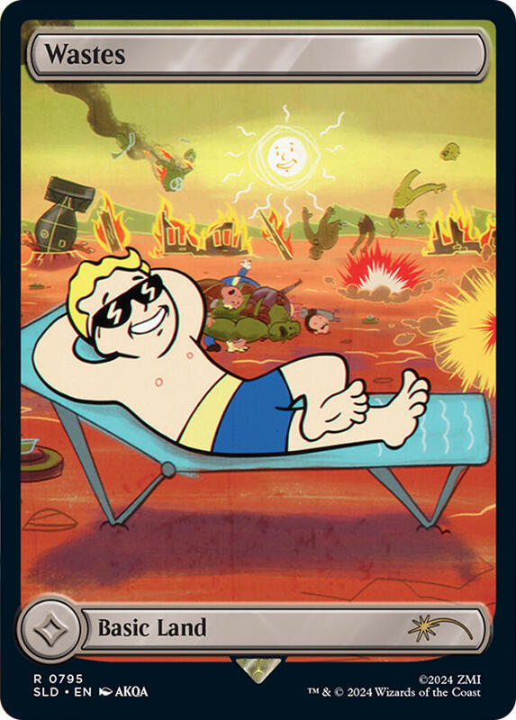 Wastes (795) - Full Art (Rainbow Foil)