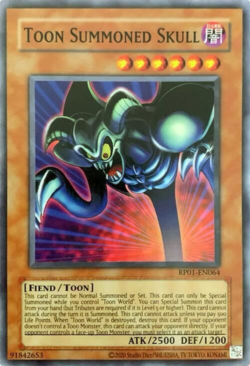 Toon Summoned Skull
