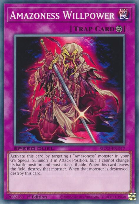 Amazoness Willpower