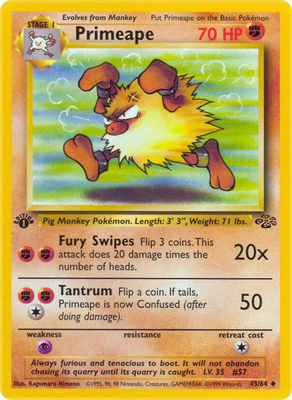 Primeape card