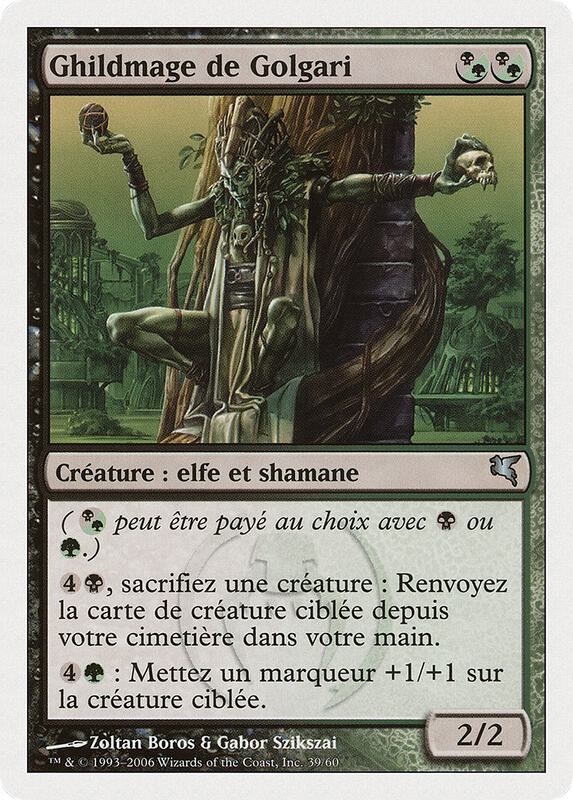Golgari Guildmage (French) - "Ghildmage de Golgari"