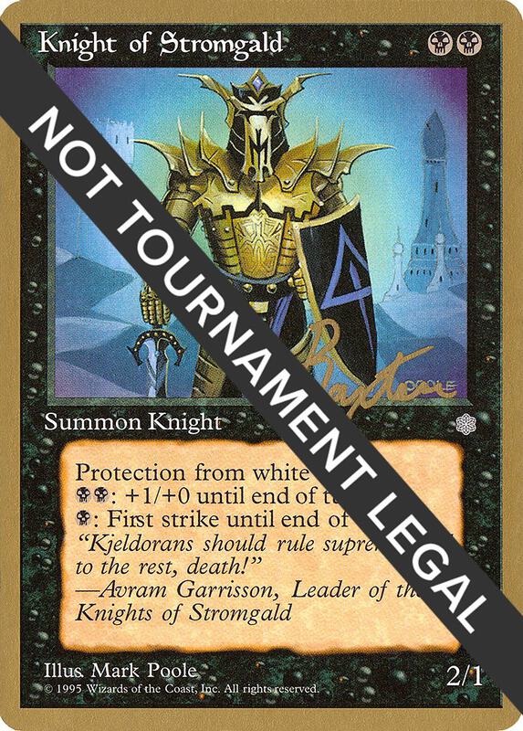 Knight of Stromgald - 1996 George Baxter (ICE)