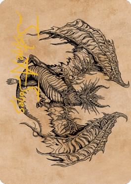 Ganax, Astral Hunter Art Card (Gold-Stamped Signature)
