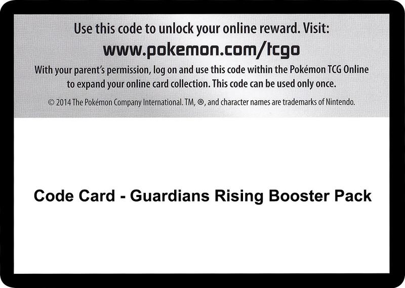 Code Card - Guardians Rising Booster Pack