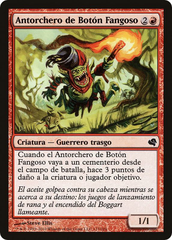 Mudbutton Torchrunner (Spanish) - "Antorchero de Boton Fangoso"